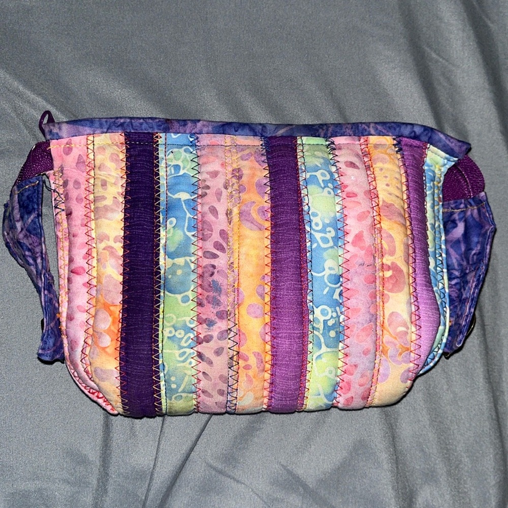 Multicolored pouch